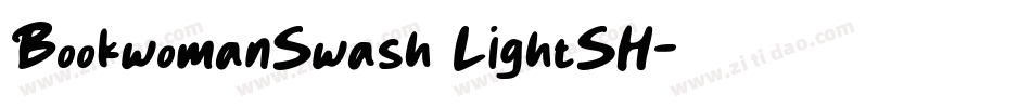 BookwomanSwash LightSH字体转换